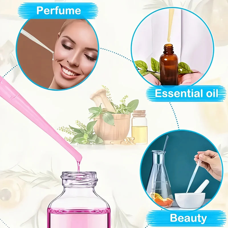10-Piece Perfume Filling Tool Set Syringe Funnel Dropper Pump Extractor