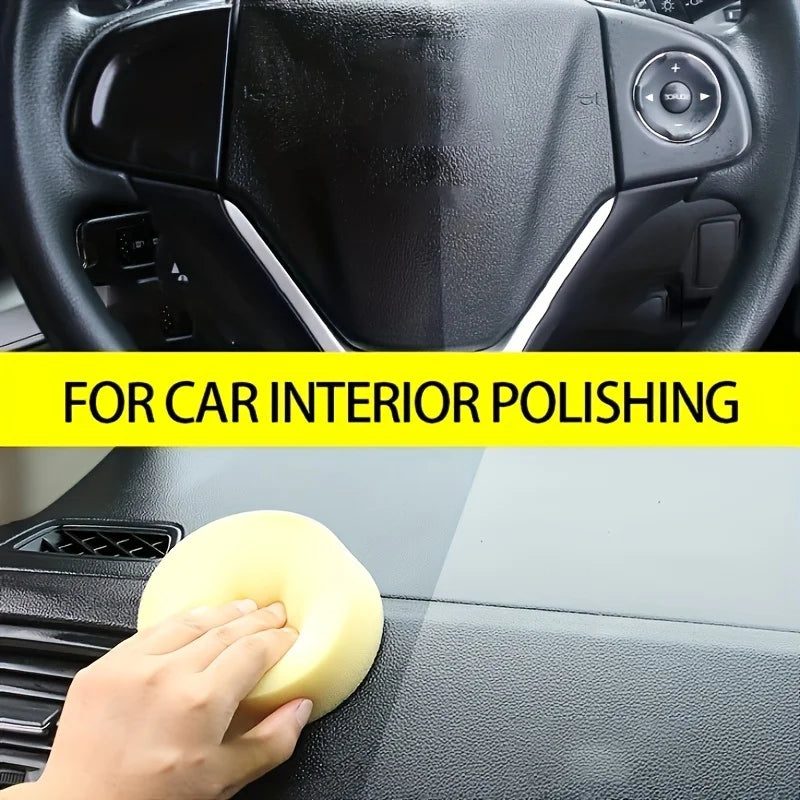 Car Plastic Restorer 100g Black Shine Wax for Interior Leather Panel Repair