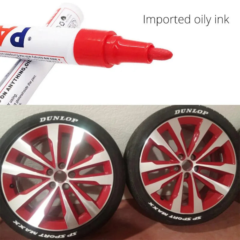 Waterproof Car Tire Marking Pen Auto Rubber Paint Marker Touch Up Graffiti