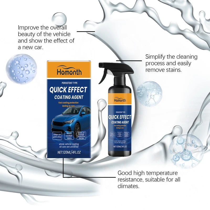 Car Coating Spray Hydrophobic Protection for All Vehicle Types - 120ml