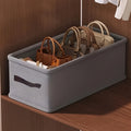 Foldable Multi-Grid Handbag Organizer Storage Box for Closet