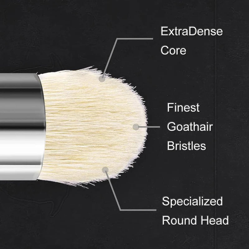 Miniature Paint Brush Set - 6 Pcs Goat Hair Detail Brushes for Acrylic Watercolor Oil Models