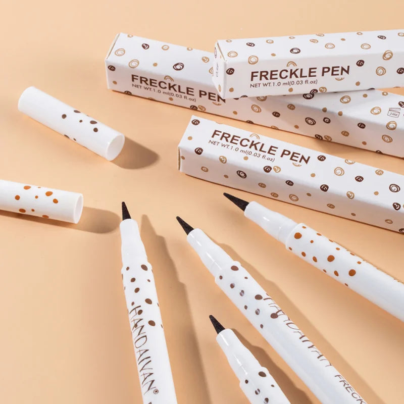 Natural Fake Freckle Pen - Waterproof, Quick-Drying Makeup Tool for Real-Like Freckles