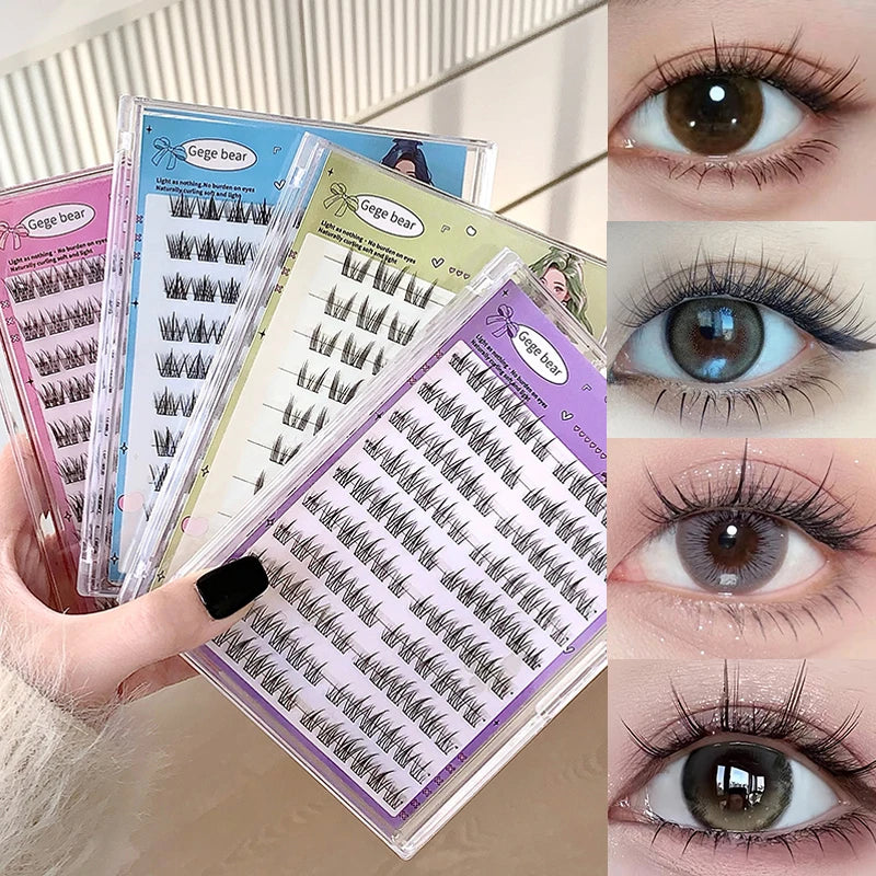 Glue-Free False Eyelashes for Beginners - Natural & Seamless Sunflower Style