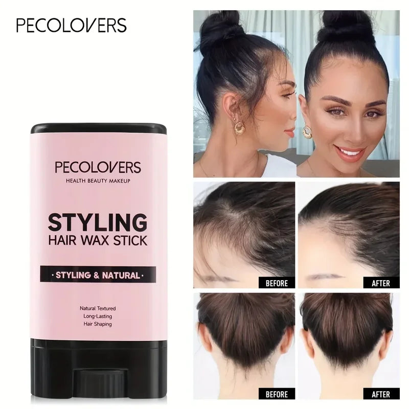 Fruit Flavour Hair Wax Stick - Long-Lasting, Non-Greasy Styling, Refreshing Shine
