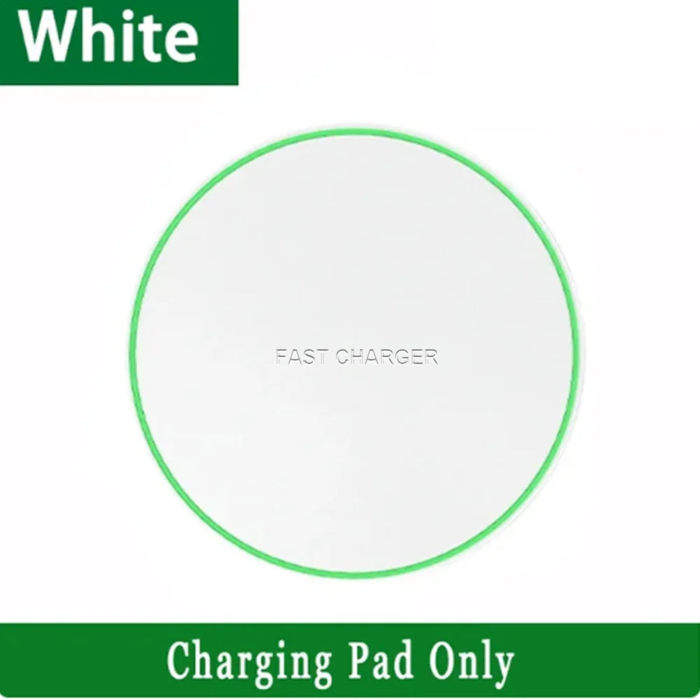 30W Fast Wireless Charger Pad for iPhone Samsung Xiaomi Qi-Enabled Devices