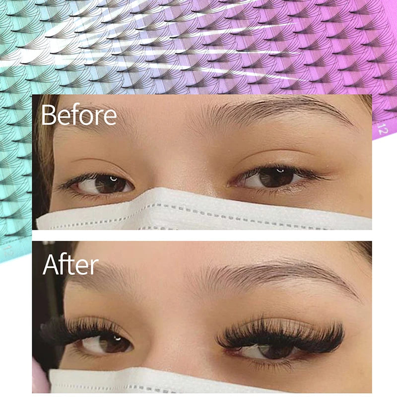 Wholesale Premade Fan Fans for Eyelash Extensions - Mega Volume, Ultra Speed, Pointed Base