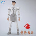Superhero Action Figure Collectible Toy with Interchangeable Parts - 14cm