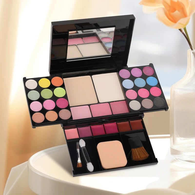 35 Color Pearl Eyeshadow Palette - Nude Makeup Set for Women