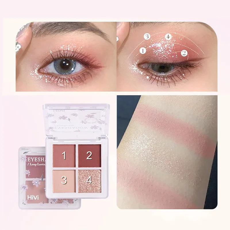8-Piece Makeup Kit with Lipstick, Concealer, Eyeshadow, Eyebrow & Blush Set