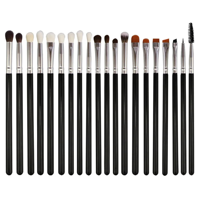 Flat Eyebrow Makeup Brush Set - Ultrathin Eyeliner & Contour Tools, Multiple Colors
