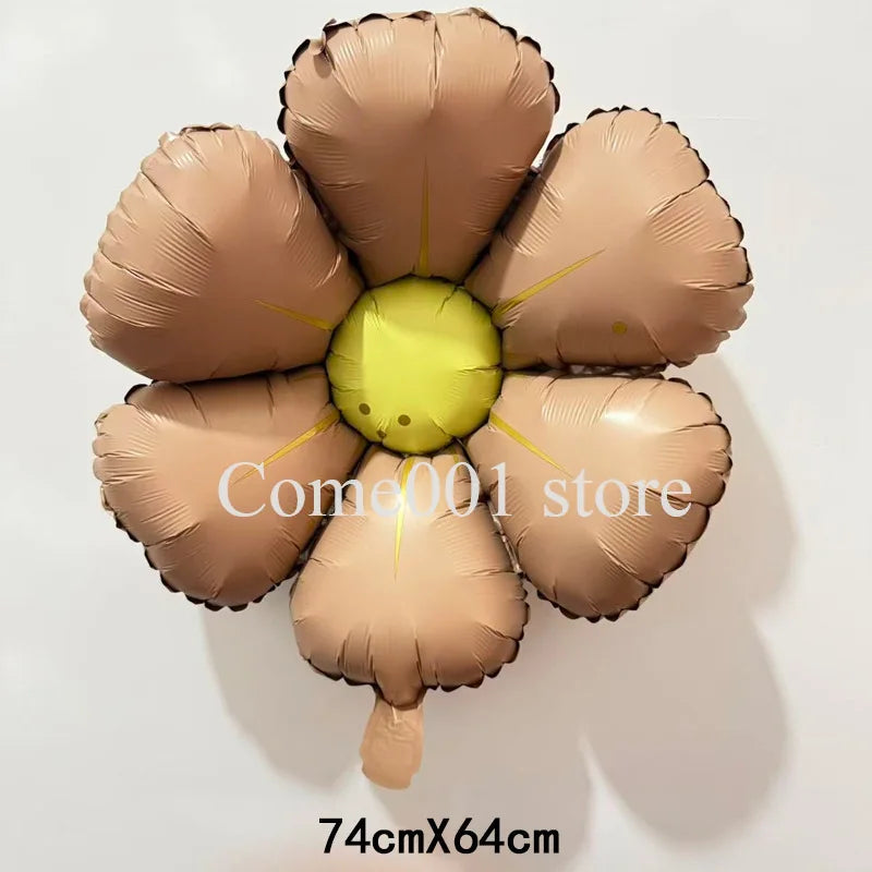 Outdoor Picnic Balloons Set - Flower, Daisy, Ladybug Theme for Birthday & Baby Shower