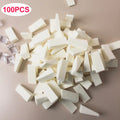 Triangular Latex Makeup Sponges 20-100pcs for Foundation & Concealer, Multi-Color