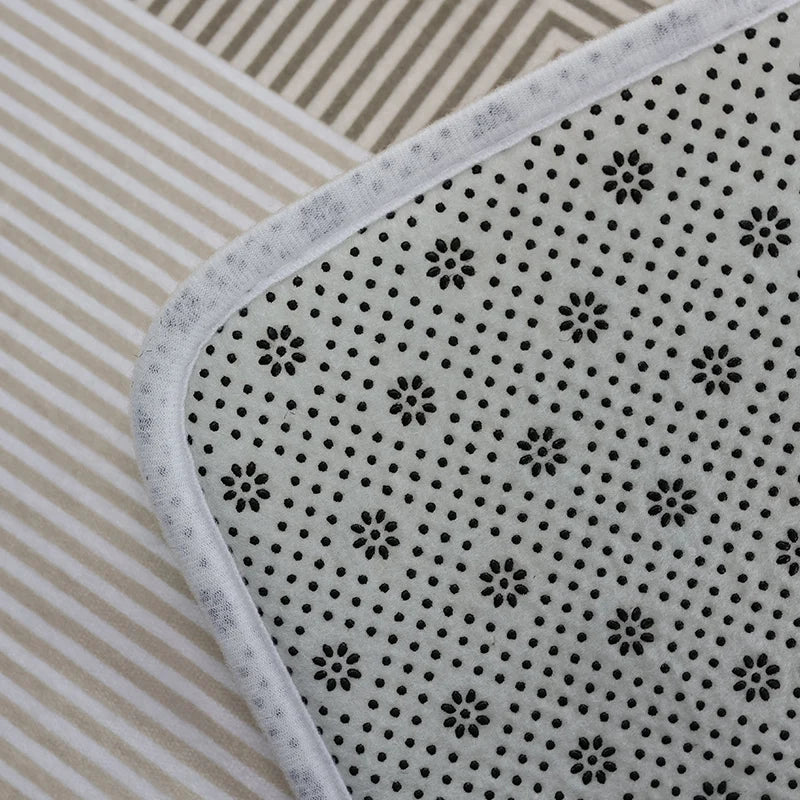 Long Plush Bedside Carpet Floor Mat for Living Room and Bedroom - Non-slip