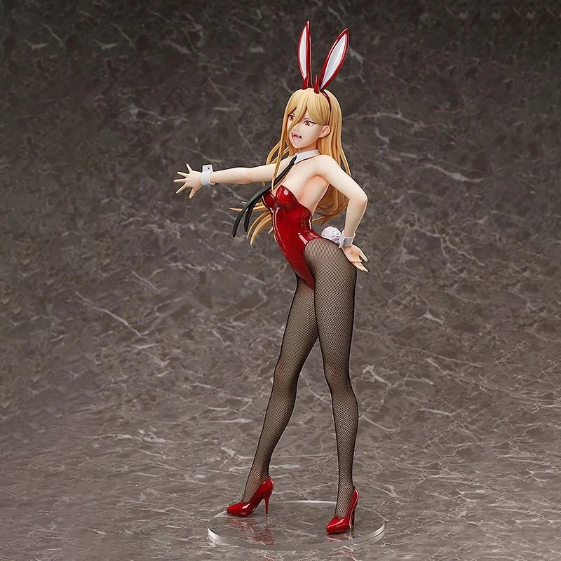 Chainsaw Man Power Bunny Girl Anime Figure Makima Aki Kobeni Reze Doll Model