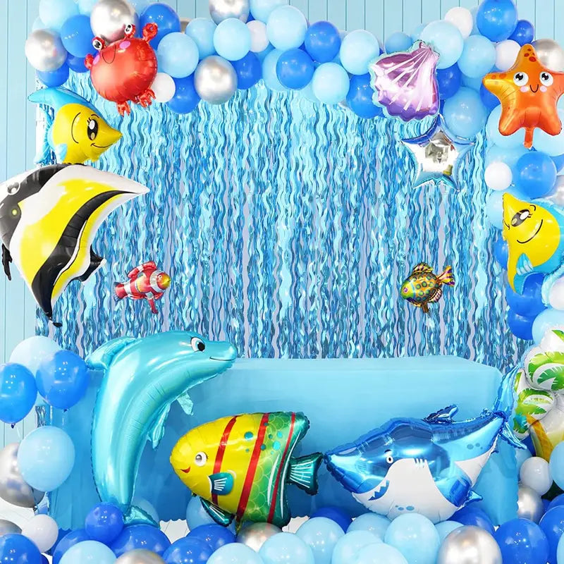 Wave Curved Rain Curtain Wall Decoration for Birthday & Wedding Parties