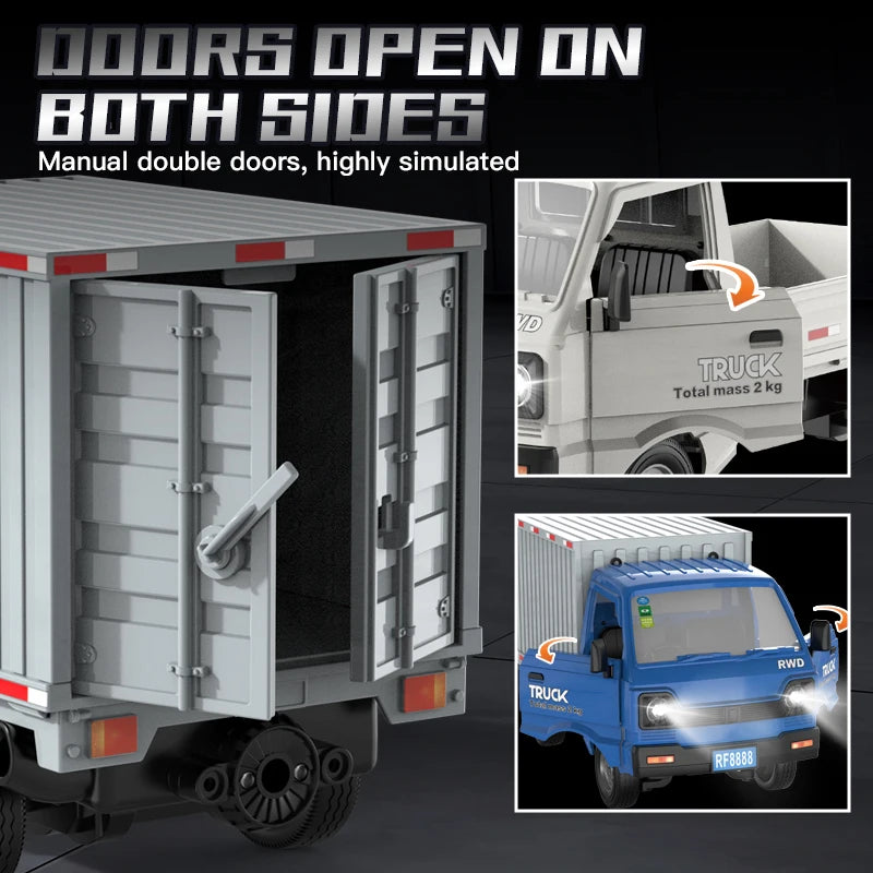 1:16 RC Truck with Spray Lights and LED Lighting, Climbing & Drift Fun