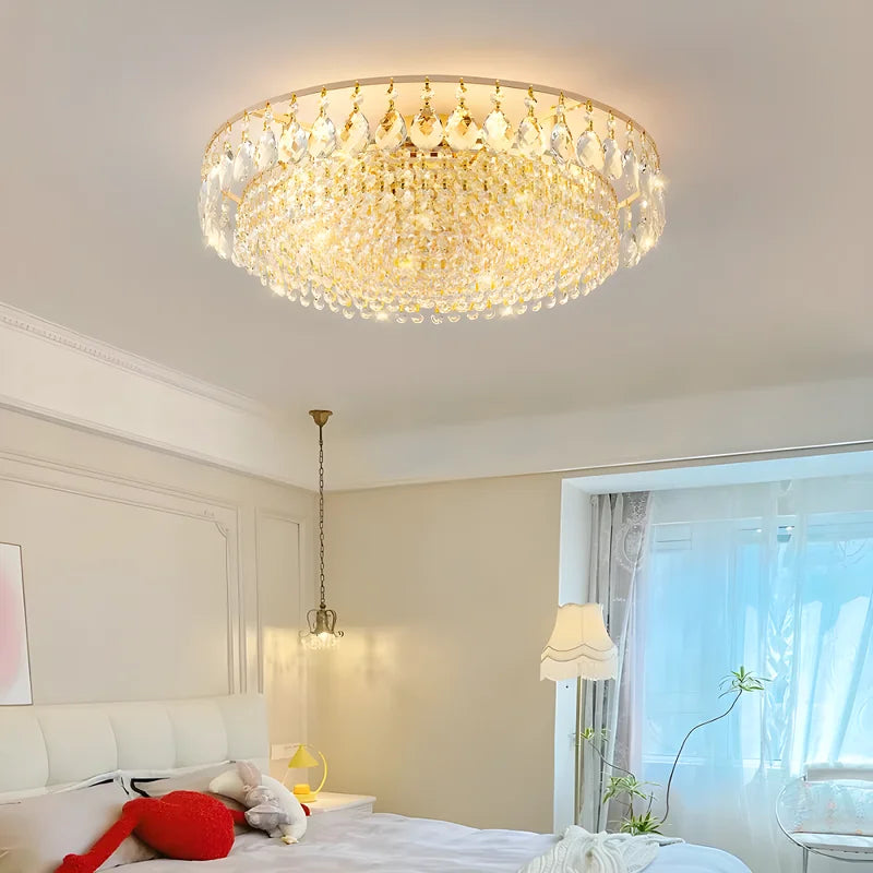 Modern Crystal Pendant Light - Luxury Chandelier for Living Room & Home Decor