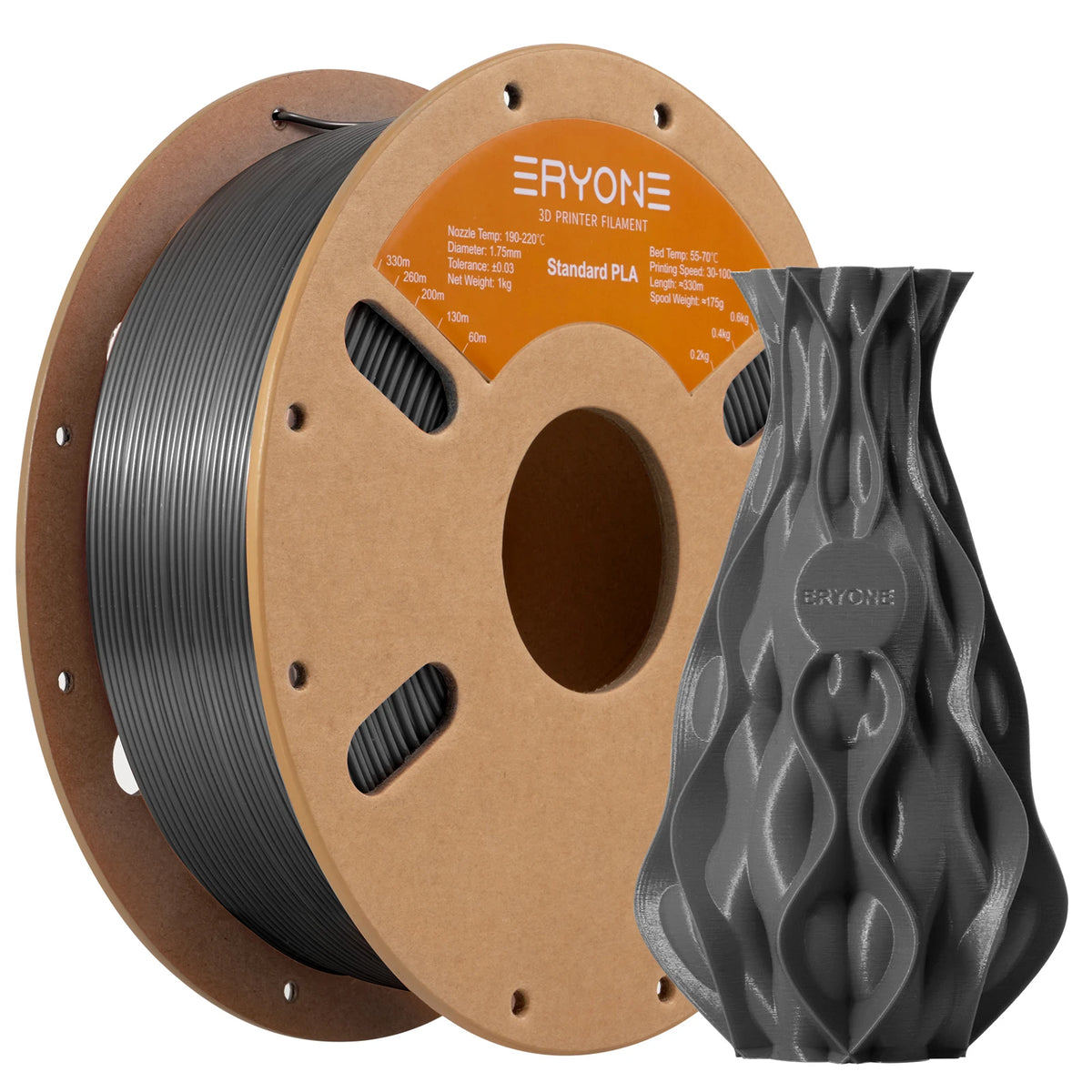 High-Quality 1.75mm PLA Filament for 3D Printing - 1kg Spool, Tangle-Free