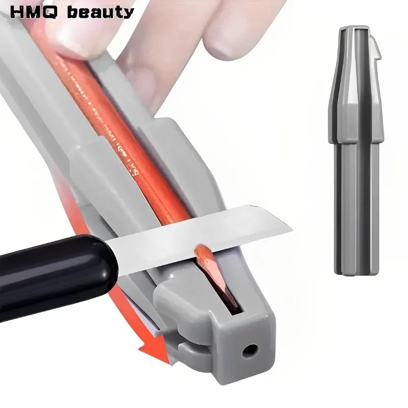 Portable Eyebrow Pencil Sharpener Makeup Tool with Multiple Colors - Compact Cosmetic Pencil Sharpening