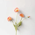 Artificial Poppy Flower Bouquet for Home Garden Party Wedding Decor - 56cm