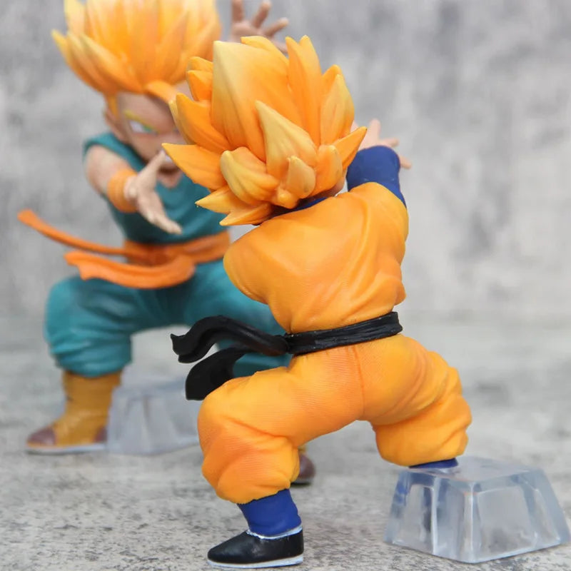 15cm Dragon Ball Action Figure Son Gohan Trunks PVC Collectible Statue Anime Toy