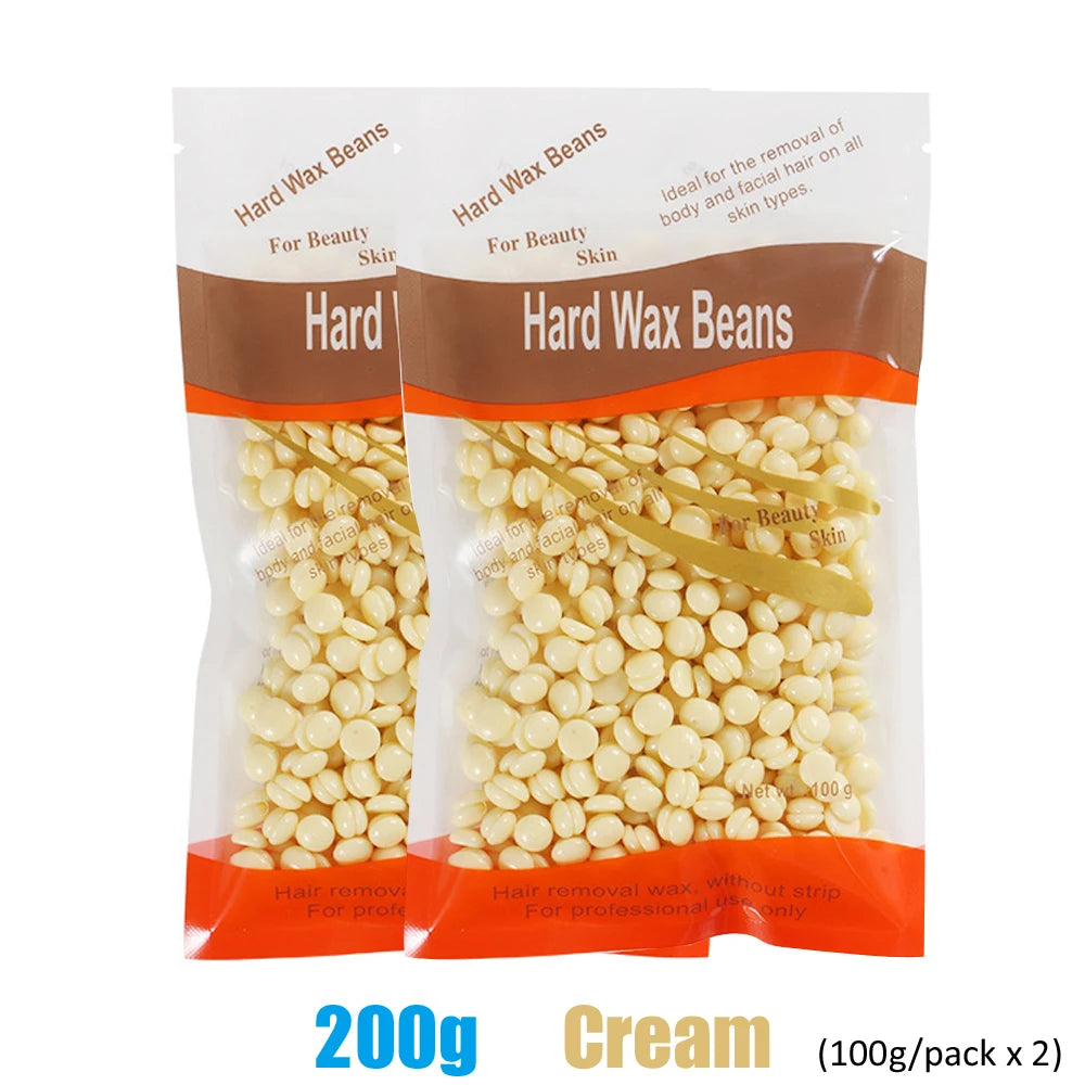 1000g Painless Wax Beads for Body Face Bikini Hair Removal - Hard Wax Beans