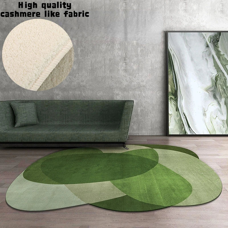 Geometric Living Room Rug Non-Slip Household Carpet Creative Floor Mat