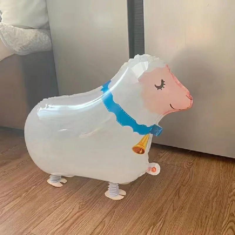 Sheep Foil Balloons Kids Party Decorations Aluminum Air Balloons - 66cm