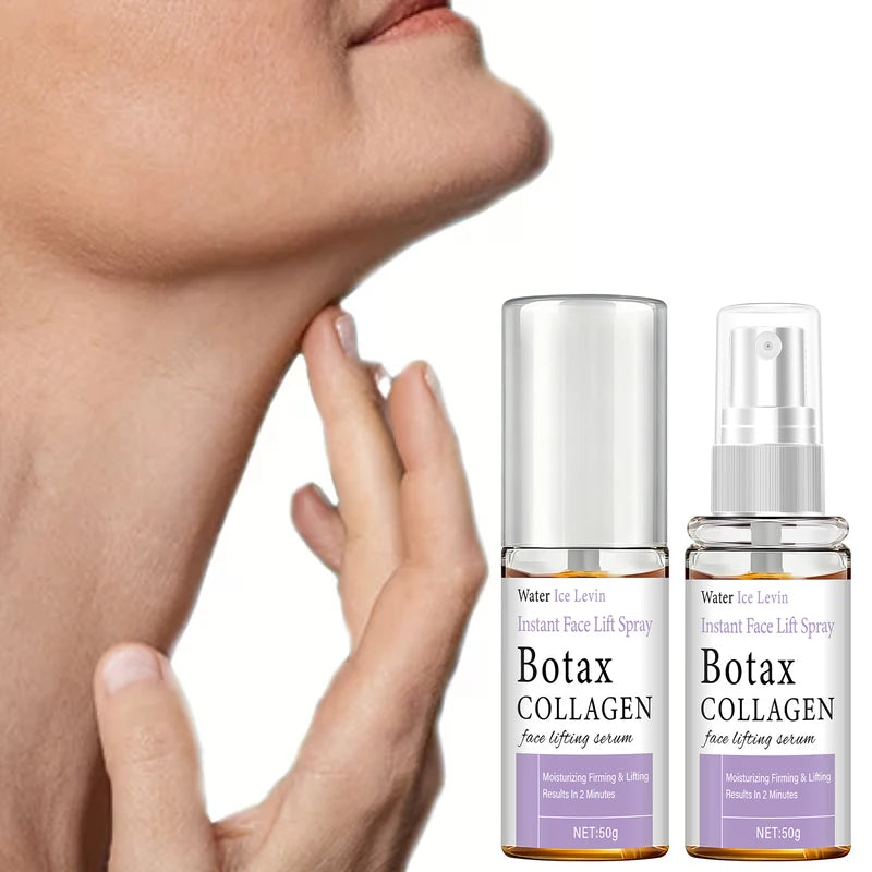Instant Face Lift Spray with Collagen & Hyaluronic Acid - Firming & Moisturizing Serum