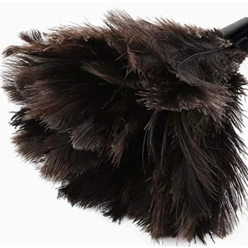 Anti-Static Ostrich Feather Duster Brush Cleaning Tool with Wooden or Plastic Handle