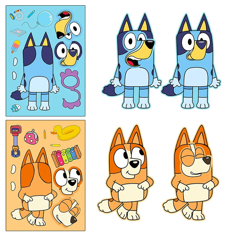 Kids Waterproof Sticker Set for Children’s Puzzles & DIY Decoration