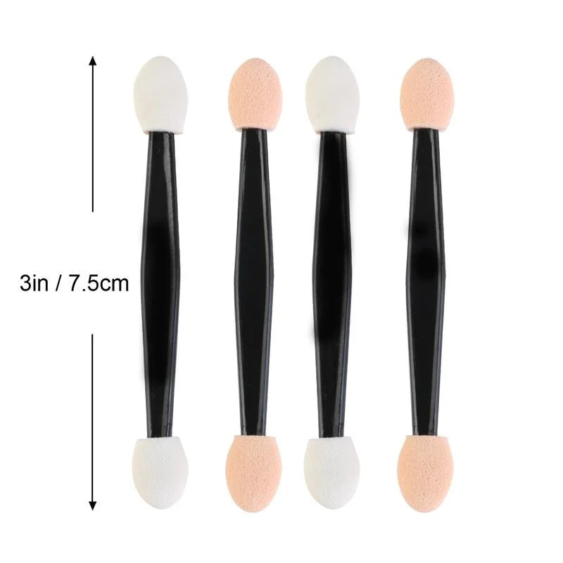 Makeup Sponges 30/50/100PCS Dual Sided Eye Shadow Brush Set Cosmetic Applicators