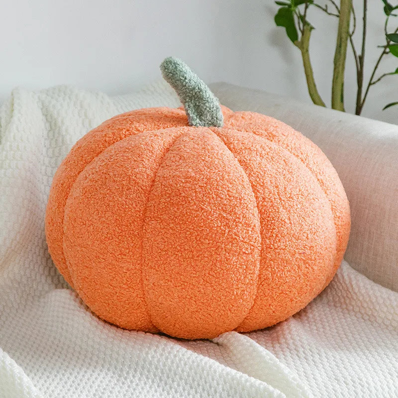 Kawaii Nordic Halloween Pumpkin Plush Toy - Soft Decorative Doll for Kids