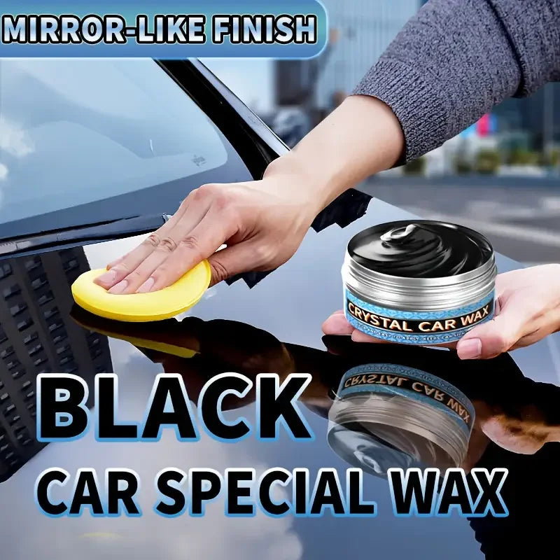 Premium Car Wax for Black Vehicles Deep Gloss Finish Scratch Removal Waterproof Protection