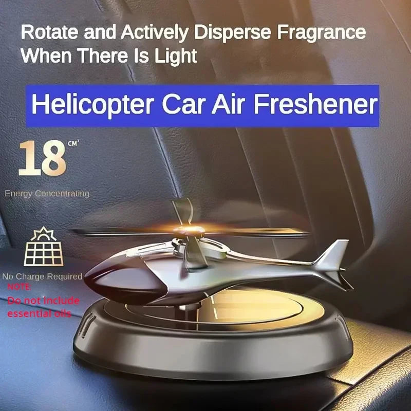 Solar Aircraft Car Interior Decoration Ornament - Eco-Friendly Desktop Gift