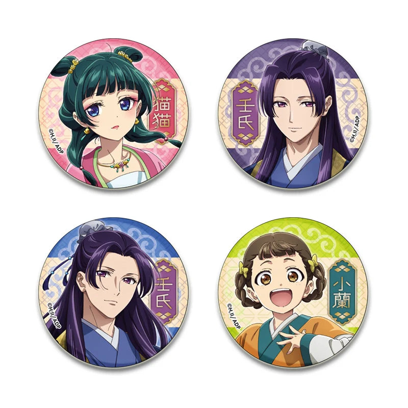 Anime Brooch Pins for Backpack & Clothing Decoration - Cartoon Lapel Badge Set