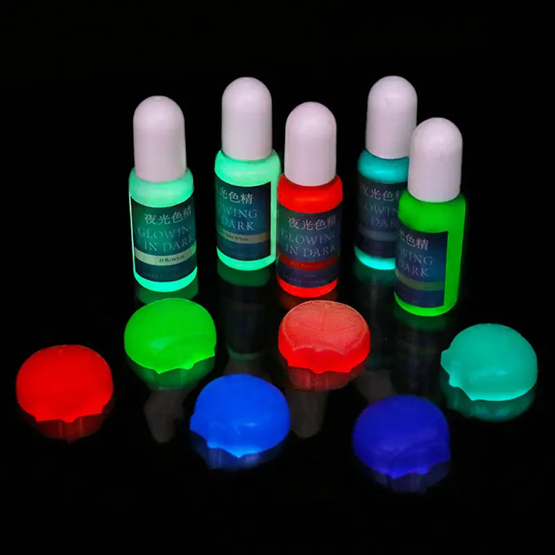 Fluorescent Resin Pigments 20 Colors Luminous Paint for DIY Crafts and Epoxy