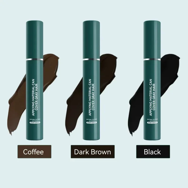 Long Lasting Washable Hair Dye Stick - Quick Gray Coverage, Non-Toxic