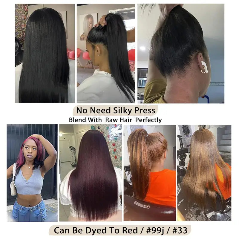 Light Yaki Tape-In Hair Extensions Human Remy Hair 12-26 Inch 20pcs