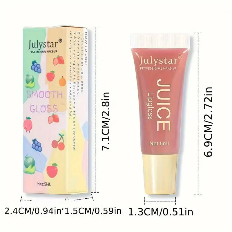 Watery Clear Lip Oil & Lip Gloss Set Moisturizing & Smoothing Lip Care