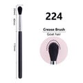 Eye Shadow Crease Brush Flame Shape Goat Hair Makeup Tool for Blending