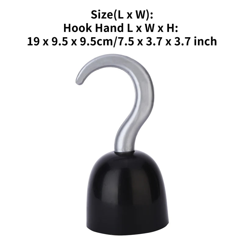 Pirate Hook Costume Accessory for Kids Halloween Cosplay and Dress-up