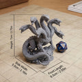 Unpainted Hydra Miniature Figure for D&D Wargaming - Tabletop Monster Model