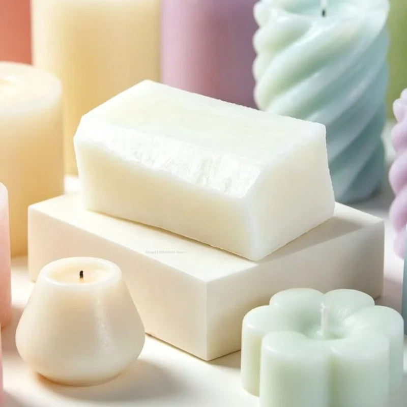 500g Microcrystalline Soft Wax for Candle Making & Decoration - DIY Aromatherapy Material