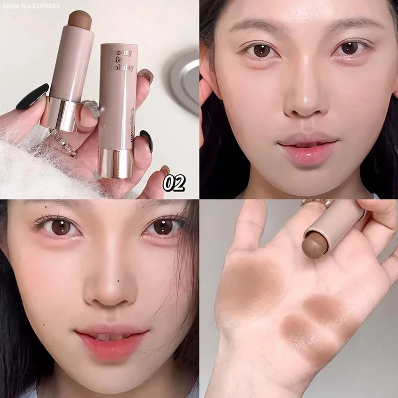 Moisturizing Silky Contour Stick for Natural Nose Shadow Makeup - Single Color