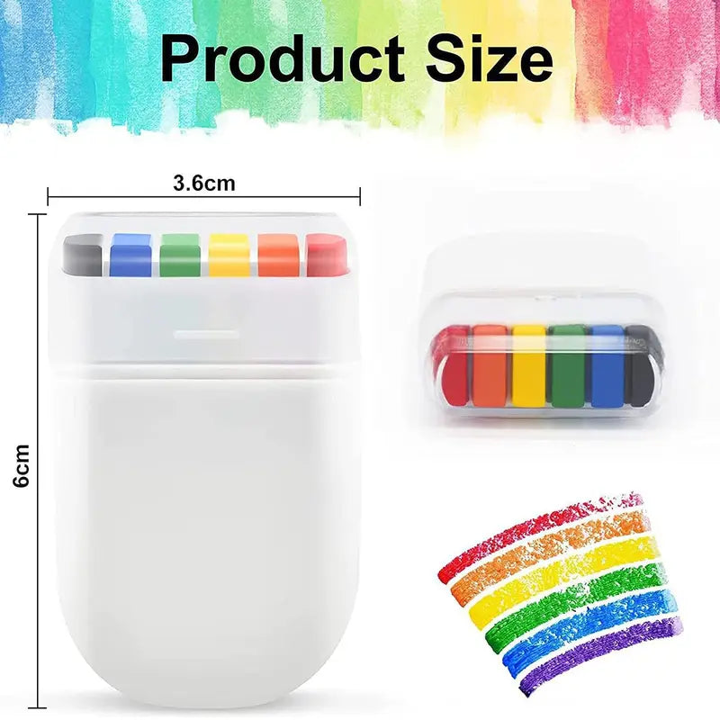 Washable Rainbow Face & Body Painting Crayon Pen for Festivals & Parties