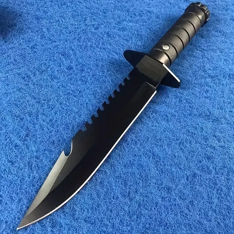 Multi-Function Fixed Blade Tactical Knife with Sheath - High Hardness Portable Tool