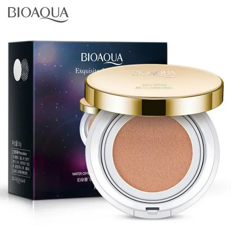 Waterproof Long Lasting BB Air Cushion Foundation CC Concealer Brightening Makeup