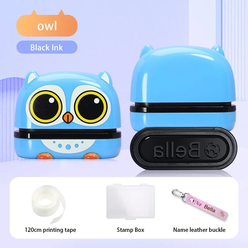 Customized Name Stamp for Kids and Babies Waterproof Non-Fading Personal Seal